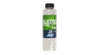 ASG Blaster BB 0.23g 3300rds Bottle (White) - Detail Image 1 © Copyright Zero One Airsoft