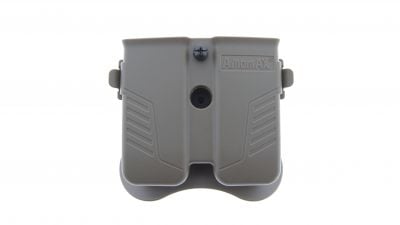 Amomax Universal Double Magazine Pouch (Dark Earth) - Detail Image 1 © Copyright Zero One Airsoft