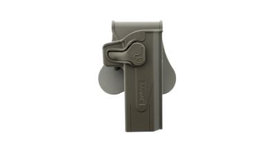 Amomax Rigid Polymer Holster for Hi-Capa (Dark Earth) - Detail Image 1 © Copyright Zero One Airsoft