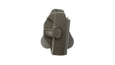 Amomax Rigid Polymer Holster for P99 (Dark Earth) - Detail Image 1 © Copyright Zero One Airsoft