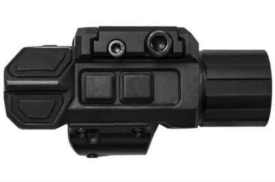 NCS Pistol Flashlight with Strobe & Red Laser - Detail Image 3 © Copyright Zero One Airsoft