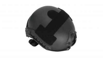 ZO FAST Helmet with Rail Retention System (Black) - Detail Image 1 © Copyright Zero One Airsoft