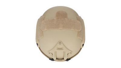 ZO FAST Helmet with Rail Retention System (Dark Earth) - Detail Image 2 © Copyright Zero One Airsoft