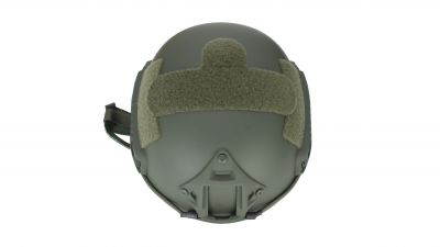 ZO FAST Helmet with Rail Retention System (Olive) - Detail Image 1 © Copyright Zero One Airsoft