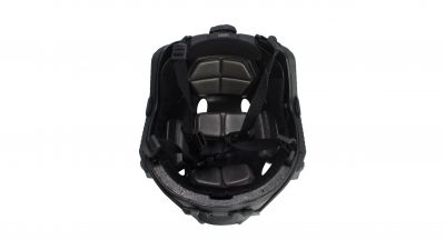 ZO PJ Helmet with Rail Retention System (Black) - Detail Image 4 © Copyright Zero One Airsoft