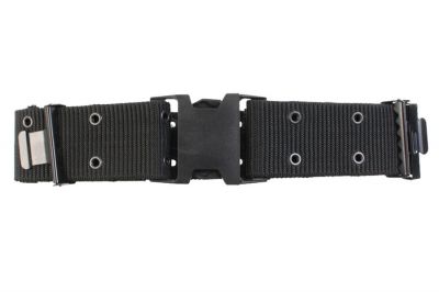 Mil-Com Quick Release Pistol Belt (Black) - Detail Image 1 © Copyright Zero One Airsoft