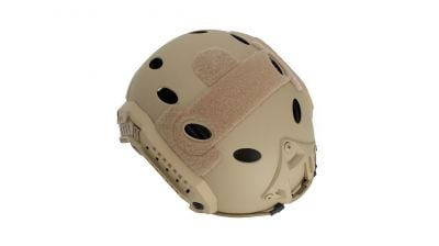 ZO Maritime Helmet with Rail Retention System (Dark Earth) - Detail Image 1 © Copyright Zero One Airsoft