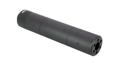 ZO D-Type Suppressor 14mm 155mm (Black) - Detail Image 1 © Copyright Zero One Airsoft
