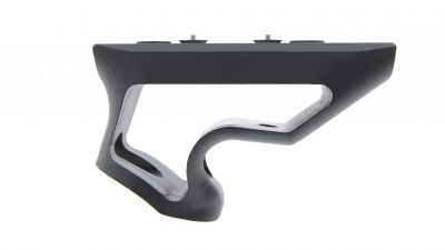 ZO Short CNC Aluminium Angled Grip for KeyMod (Black) - Detail Image 1 © Copyright Zero One Airsoft
