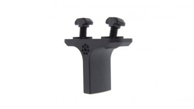 ZO Mini CNC Aluminium Finger Stop for KeyMod & M-Lok (Black) - Detail Image 1 © Copyright Zero One Airsoft