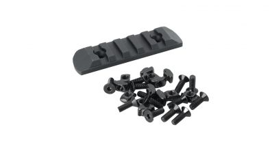 ZO Polymer Rail Set for KeyMod & MLock (Black) - Detail Image 1 © Copyright Zero One Airsoft