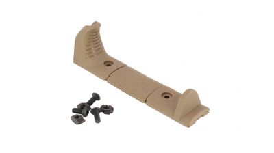 ZO Deluxe Hand Stop Kit for KeyMod & M-Lok (Tan) - Detail Image 1 © Copyright Zero One Airsoft