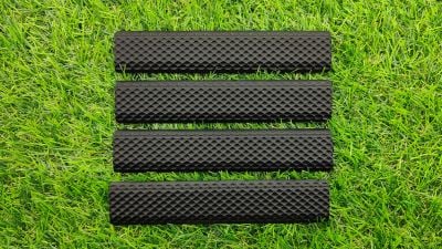ZO Type-A Soft Rail Cover Set for KeyMod (Black) - Detail Image 1 © Copyright Zero One Airsoft