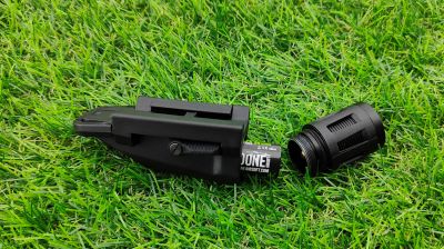 ZO Tactical Weapon Light with Strobe (Black) - Detail Image 4 © Copyright Zero One Airsoft