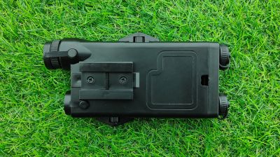 ZO ANPEQ-2 Battery Case with Red Laser (Black) - Detail Image 2 © Copyright Zero One Airsoft
