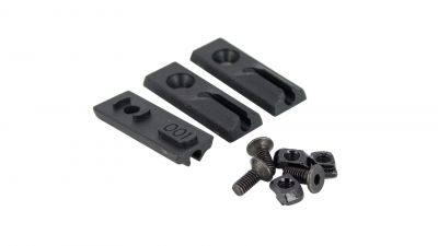 ZO Cable Clip Set for M-Lok (Black) - Detail Image 2 © Copyright Zero One Airsoft