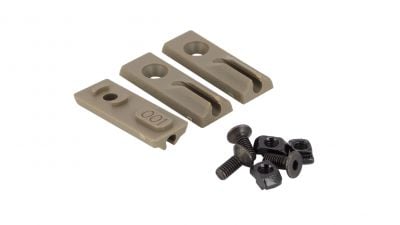 ZO Cable Clip Set for M-Lok (Dark Earth) - Detail Image 2 © Copyright Zero One Airsoft