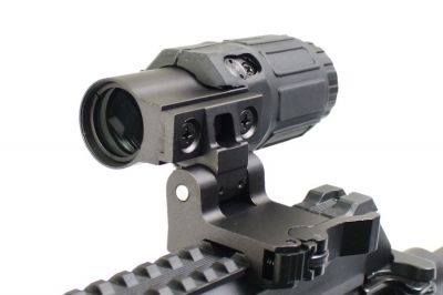 ZO G33 3x Flip-To-Side Magnifier (Black) - Detail Image 5 © Copyright Zero One Airsoft