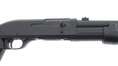 CYMA Spring CM360LM Shotgun Full Metal (Black) - Detail Image 3 © Copyright Zero One Airsoft