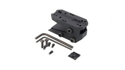 ZO Adjustable Mount for T1/T2/MRO/RMR (Black) - Detail Image 3 © Copyright Zero One Airsoft