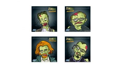 ASG Zombie Target Pack of 100 Targets - Detail Image 2 © Copyright Zero One Airsoft