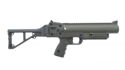 ARES GL-06 Grenade Launcher (Dark Earth) - Detail Image 2 © Copyright Zero One Airsoft