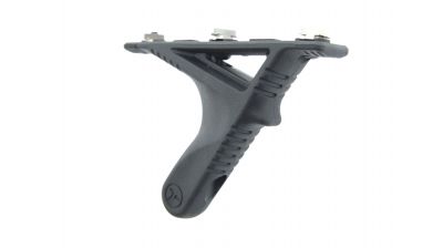 Ares Amoeba 45° Angled Grip for MLock (Black) - Detail Image 3 © Copyright Zero One Airsoft
