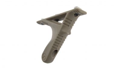 Ares Amoeba 45° Angled Grip for MLock (Dark Earth) - Detail Image 3 © Copyright Zero One Airsoft