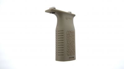 Ares Amoeba Vertical Grip for M-Lok (Dark Earth) - Detail Image 2 © Copyright Zero One Airsoft