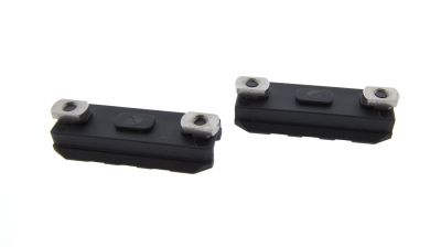 Ares Polymer RIS Rail Set 3 Slot for MLock (Black) - Detail Image 2 © Copyright Zero One Airsoft