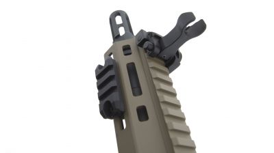 Ares Polymer RIS Rail Set 3 Slot for MLock (Black) - Detail Image 5 © Copyright Zero One Airsoft