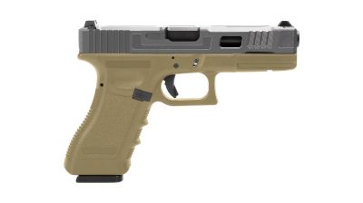 King Arms GBB Custom II (Tan) - Detail Image 2 © Copyright Zero One Airsoft