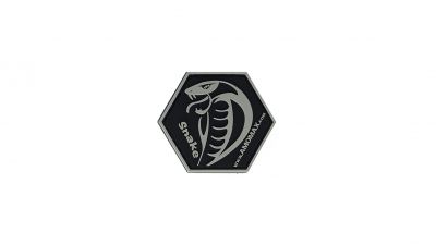 Amomax PVC Patch "Snake" - Detail Image 1 © Copyright Zero One Airsoft