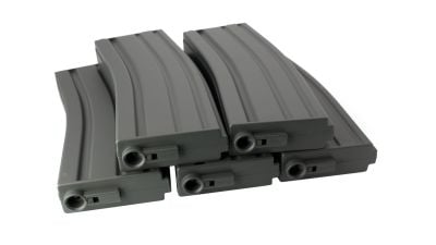 Specna Arms Mag for M4 120rds (Grey) (Box of 5) - Detail Image 1 © Copyright Zero One Airsoft
