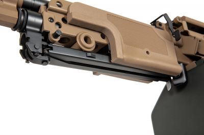 Specna Arms AEG SA-249 MK1 CORE (Tan) - Detail Image 4 © Copyright Zero One Airsoft