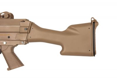 Specna Arms AEG SA-249 MK2 CORE (Tan) - Detail Image 9 © Copyright Zero One Airsoft
