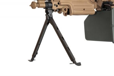 Specna Arms AEG SA-249 PARA CORE (Tan) - Detail Image 3 © Copyright Zero One Airsoft