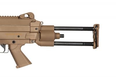 Specna Arms AEG SA-249 PARA CORE (Tan) - Detail Image 10 © Copyright Zero One Airsoft