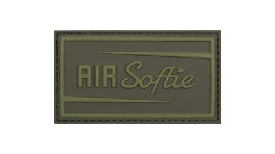 101 Inc PVC Velcro "Air Softie" (Olive) - Detail Image 1 © Copyright Zero One Airsoft