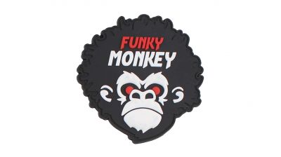 101 Inc PVC Velcro Patch "Funky Monkey" - Detail Image 1 © Copyright Zero One Airsoft