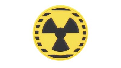 101 Inc PVC Velcro Patch &quotNuclear" (Yellow) - Detail Image 1 © Copyright Zero One Airsoft