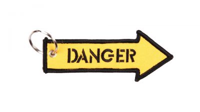 101 Inc Key Chain &quotDanger" - Detail Image 1 © Copyright Zero One Airsoft