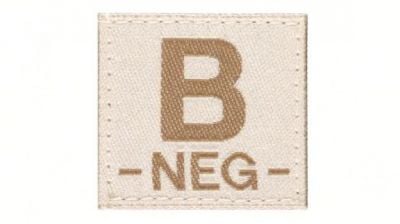 Clawgear Blood Group Patch B- - Detail Image 1 © Copyright Zero One Airsoft