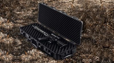 ZO Wheeled Hard Rifle Case Pro 100cm (Black) - Detail Image 10 © Copyright Zero One Airsoft