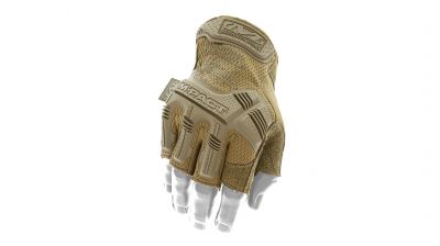 Mechanix M-Pact Fingerless Gloves (Coyote) - Size Extra Large - Detail Image 1 © Copyright Zero One Airsoft