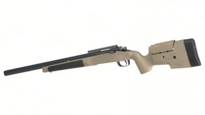 Maple Leaf MLC-338 Bolt Action Sniper Rifle Deluxe Edition (Dark Earth) - Detail Image 2 © Copyright Zero One Airsoft