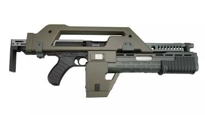 Snow Wolf M41A Pulse Rifle (Olive) - Detail Image 6 © Copyright Zero One Airsoft