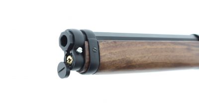 A&K Gas Rifle 1873 Real Wood (Black) - Detail Image 11 © Copyright Zero One Airsoft