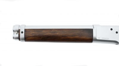 A&K Gas Rifle 1873 Real Wood (Silver) - Detail Image 8 © Copyright Zero One Airsoft