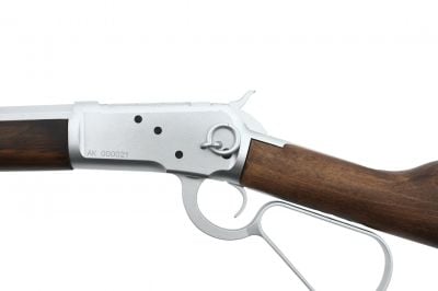 A&K Gas Rifle 1873 Real Wood (Silver) - Detail Image 9 © Copyright Zero One Airsoft